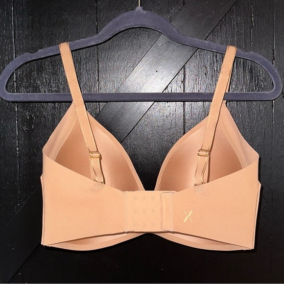 knix WingWoman Countour Wireless Warm Sand Supportive Bra 6+ (34DDD, 32F, 34F) - Picture 6 of 12